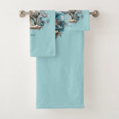 女性のカーボーイ馬カウボーイブーツハットウェスタンフローラ バスタオルセット (インサイチュ)