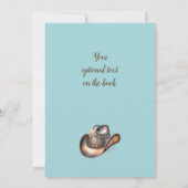 女性のカーボーイ馬フローラ西ブルー誕生日 (裏面)