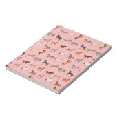 女性のカーボーイ馬好きギフト、女性&ガールズキッド ノートパッド (回転)