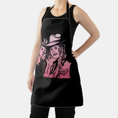 女性のカーボーイ馬好き乗馬馬馬馬馬術 エプロン (インサイチュ)