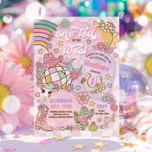 女性のカーボーイ1st Rodeo One-Ted In the West 1st Birthday