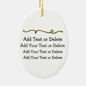 女性のカーボーイ2 セラミックオーナメント (裏面)