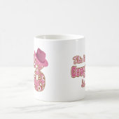 女性のカーボーイ3歳 コーヒーマグカップ (中央)