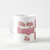女性のカーボーイ3歳 コーヒーマグカップ (正面左)