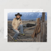 女性のカーボーイ3 ポストカード (正面/裏面)