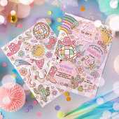 女性のカーボーイ4ロデオの愛4歳の誕生日パーティー 招待状