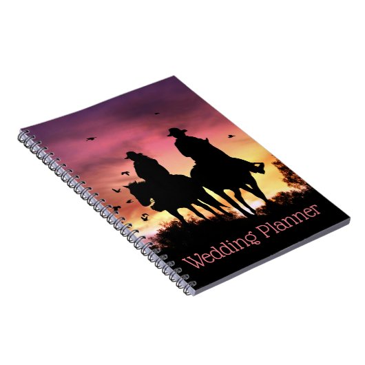 女性のカーボーイ&カウボーイウェディングプランナー ノートブック (右側)