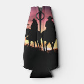 女性のカーボーイ&カウボーイカントリーウェスタンロマンス ボトルクーラー (裏面)