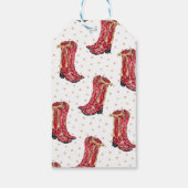 女性のカーボーイ ギフトタグ (裏面)