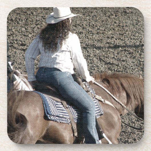 女性のカーボーイ コースター (正面)