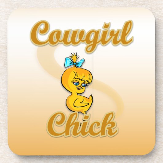 女性のカーボーイ コースター (正面)