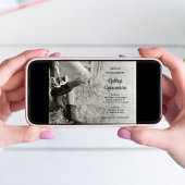 女性のカーボーイ&サンフラワーズカントリーウエスタンキンセアニラ 招待状