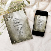 女性のカーボーイ&サンフラワーズカントリーウエスタンキンセアニラ 招待状