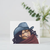 女性のカーボーイ シーズンポストカード (スタンド正面)