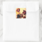 女性のカーボーイ スクエアシール (バッグ)