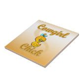 女性のカーボーイ タイル (側面)