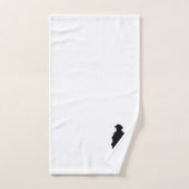 女性のカーボーイ バスタオルセット (ハンドタオル)