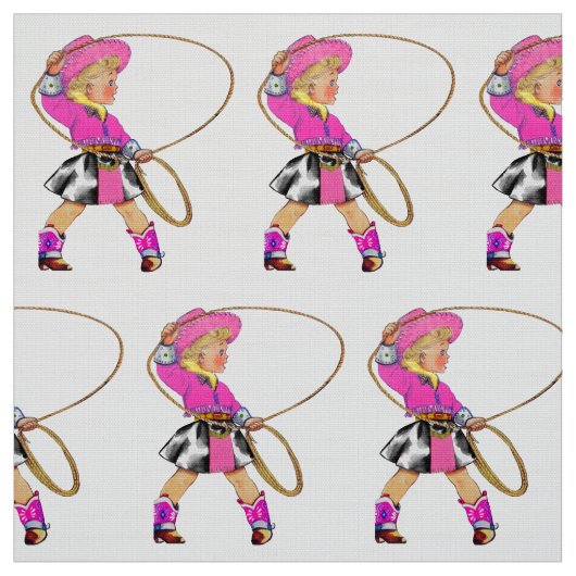 女性のカーボーイ ファブリック (見本)