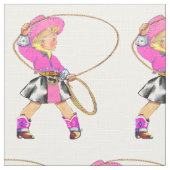 女性のカーボーイ ファブリック (クローズアップ)