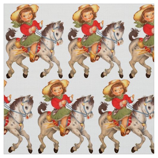 女性のカーボーイ ファブリック (見本)