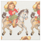 女性のカーボーイ ファブリック (クローズアップ)