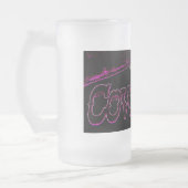 女性のカーボーイ フロストグラスビールジョッキ (左)