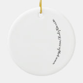 女性のカーボーイ「ヘアディヴァ」 セラミックオーナメント (裏面)