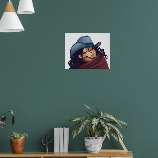 女性のカーボーイ ポスター (リビング1)