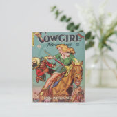 女性のカーボーイ ポストカード (スタンド正面)