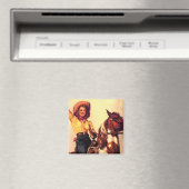 女性のカーボーイ マグネット (インサイチュ (食洗機))