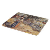 女性のカーボーイ（牧草地の子ども） カッティングボード (角)