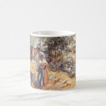 女性のカーボーイ（牧草地の子ども）