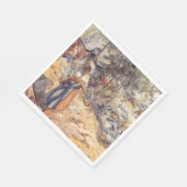 女性のカーボーイ（牧草地の子ども） スタンダードランチョンナプキン (角)