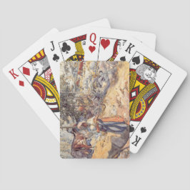 女性のカーボーイ（牧草地の子ども） トランプ