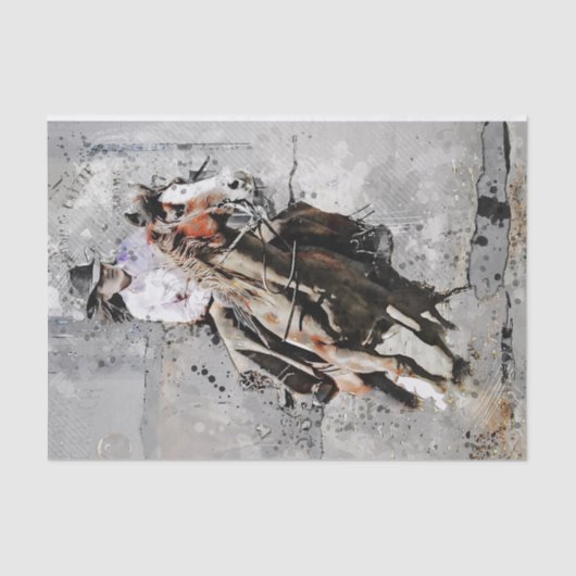 女性のカーボーイ 薄葉紙 (正面)