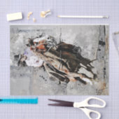 女性のカーボーイ 薄葉紙 (クラフト)