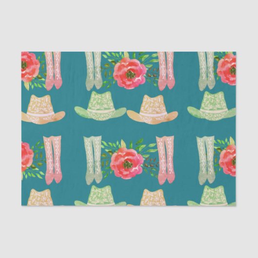 女性のカーボーイ 薄葉紙 (正面)