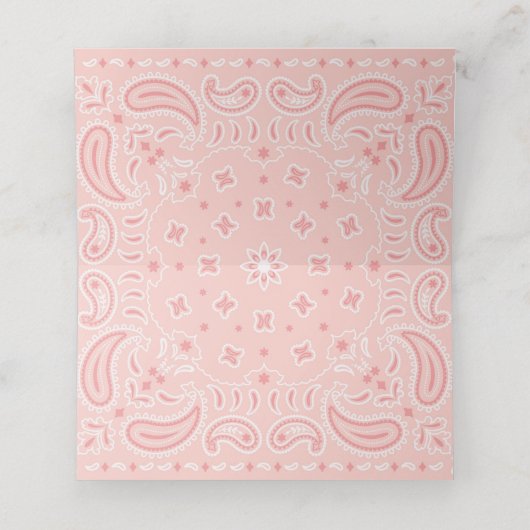 女性のカーボーイ |馬のシルエット プレイスカード (内部開封)