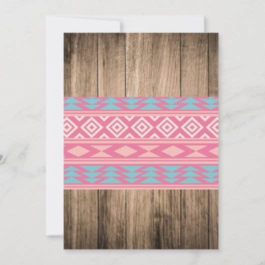 女性のカーボーイ、馬誕生日招待状 招待状 (裏面)