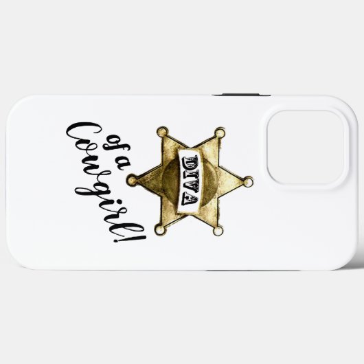 女性のカーボーイ Case-Mate iPhoneケース (裏面 (横))