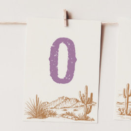 女性のカーボーイ「O」ハイチェアバンティングバナーカード 招待状