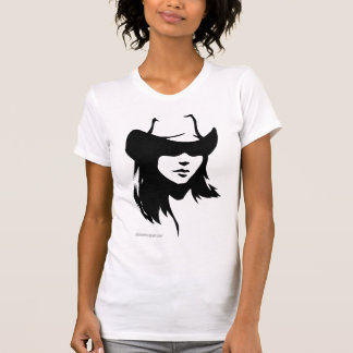 女性のカーボーイ Tシャツ