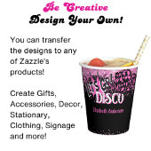 女性のカーボーイDISCOバチェロレッテピンクブラックシルバー チラシ