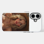 女性のカーボーイiPhone 16ケース Case-Mate iPhoneケース (裏面 (横))