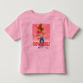 女性のカーボーイTシャツ トドラーTシャツ (正面)