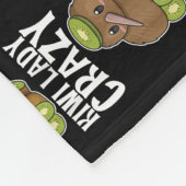 女性のキウ熱狂するィレディーデザイン  フリースブランケット (角)