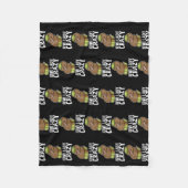 女性のキウ熱狂するィレディーデザイン  フリースブランケット (正面)