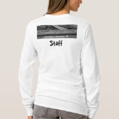 女性のキャンプのカーターの長袖 Tシャツ (裏面)