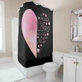 女性のキリスト教ハート信仰が主に信頼 シャワーカーテン (インサイチュ)