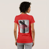 女性のキリスト教愛国者。すべての色/サイズ#04 Tシャツ (裏面フル)